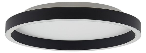Stropne Svjetiljka Lucande, Rotundo, prigušiv, Crno, Blagovaonica, Plastika, Moderan