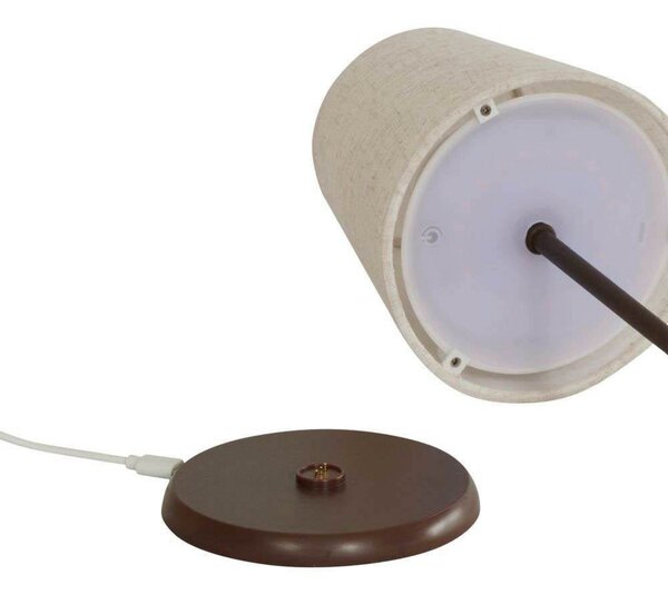 Stolne Lampa Watt & Veke, prigušiv, Bež, Dnevna soba, Metal, Skandinavski