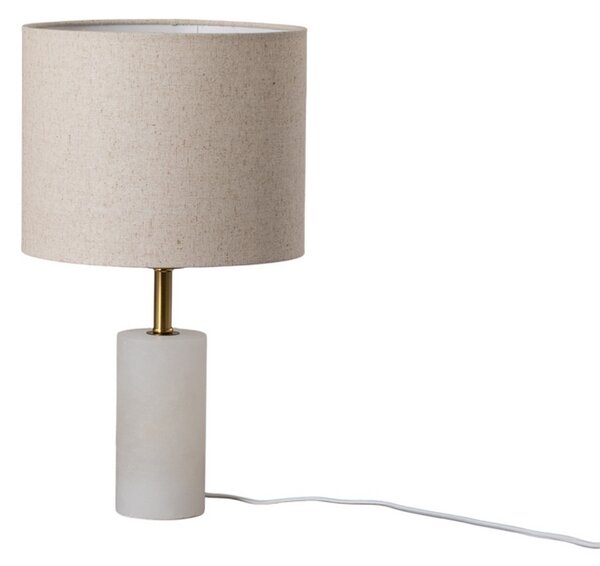 Stolne Lampa Lindby, Alabaster, Bež, Dnevna soba, Tkanina / tekstil, Skandinavski