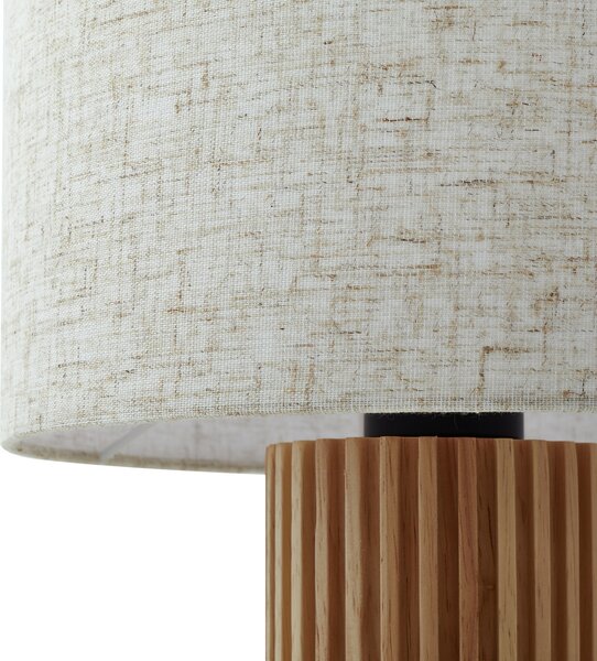 Stolne Lampa Lindby, Kimiko, Drvo, Dnevna soba, Drvo, Skandinavski