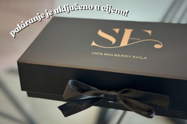 Svilena Jastučnica - Ivory Bijela - Veličina po mjeri