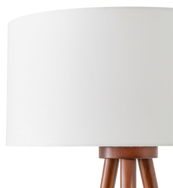 Podne Lampa Lindby, Charlia, Drvo, Dnevna soba, Tkanina / tekstil, Skandinavski