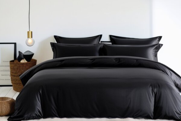 Svilena Posteljina - Midnight Crna