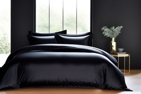Svilena Posteljina - Midnight Crna