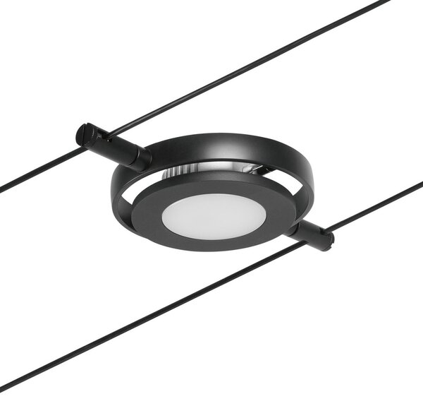Stropne Svjetiljka Paulmann, Wire RoundMac, Crno, Područje hodnika, Metal, Moderan