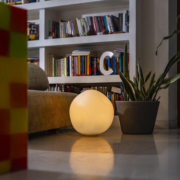 Stolne Lampa Foscarini, Hoba Grande, Bijela, Dnevna soba, Staklo, Dizajn