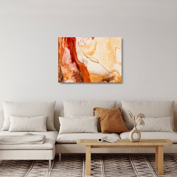 Staklena slika - Apstraktno slikarstvo (70x50 cm)