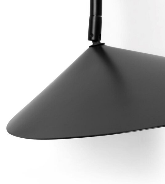 Zidne Svjetiljka ferm LIVING, Arum Swivel, Crno, Dnevna soba, Metal, Dizajn