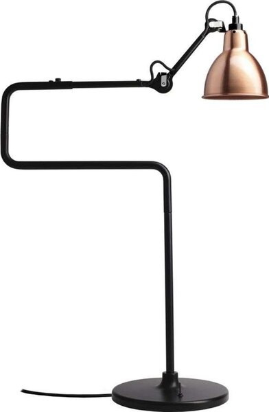 Lampe Gras 317 stolna lampa, crna/bakrena – DCW