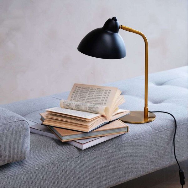 Stolne Lampa Dyberg Larsen, Futura, Crno, Dnevna soba, Metal, Skandinavski