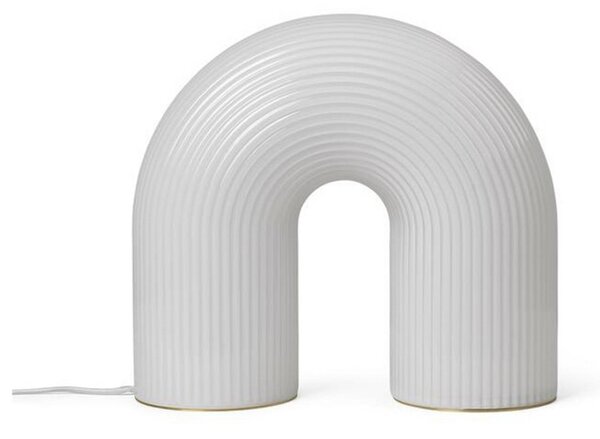 Stolne Lampa ferm LIVING, Vuelta, prigušiv, Bijela, Dnevna soba, Staklo, Dizajn