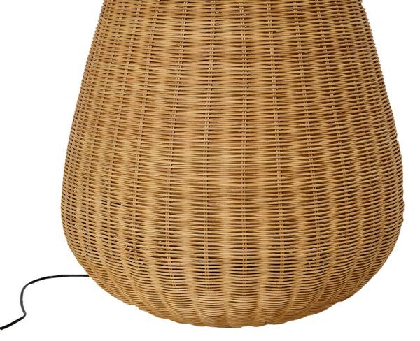 Podne Lampa Lucande, Takeo, Drvo, Dnevna soba, Drvo, Boho