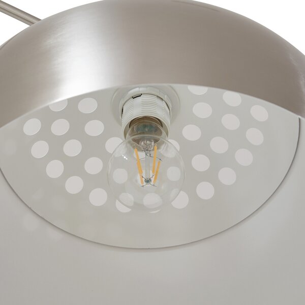 Podne Lampa Lindby, Hernando, Metalik, Dnevna soba, Metal, Moderan