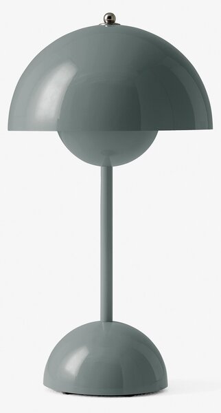 Stolne Lampa &Tradition, Flowerpot VP9, prigušiv, Sivo, Dnevna soba, Plastika, Dizajn