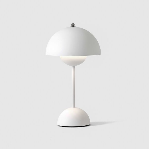 Stolne Lampa &Tradition, Flowerpot VP9, prigušiv, Bijela, Dnevna soba, Plastika, Dizajn