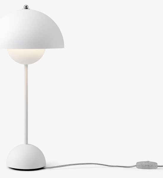 Stolne Lampa &Tradition, Flowerpot VP3, Bijela, Dnevna soba, Metal, Dizajn