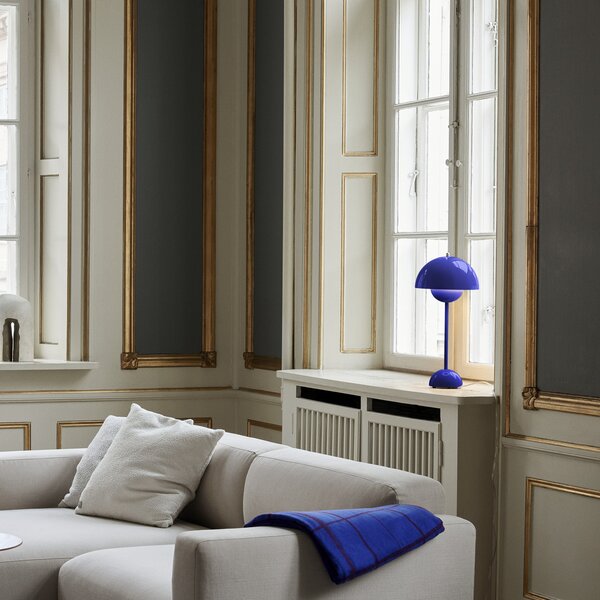 Stolne Lampa &Tradition, Flowerpot VP3, Plava, Dnevna soba, Metal, Dizajn