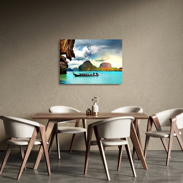 Staklena slika - Zaljev Phang Nga (70x50 cm)