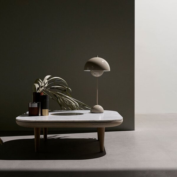 Stolne Lampa &Tradition, Flowerpot VP3, Sivo, Dnevna soba, Metal, Dizajn
