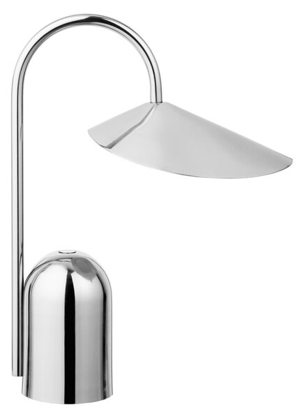 Stolne Lampa ferm LIVING, Arum, prigušiv, Metalik, Dnevna soba, Nehrđajući čelik, Dizajn