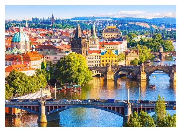 Staklena slika - Prag II. (70x50 cm)