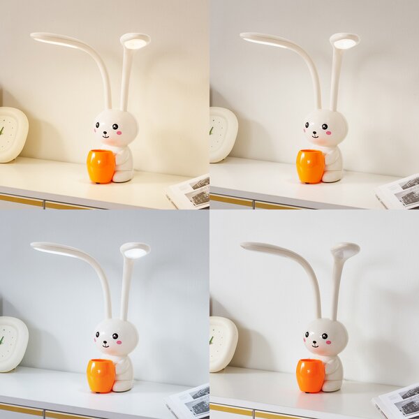 Stolne Lampa Lindby, Haas, prigušiv, Bež, Dječja soba, Plastika, Stanovanje mladih