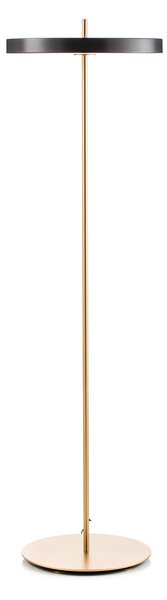 Podne Lampa UMAGE, Asteria Floor, prigušiv, Crno, Dnevna soba, Metal, Dizajn