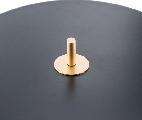 Podne Lampa UMAGE, Asteria Floor, prigušiv, Crno, Dnevna soba, Metal, Dizajn