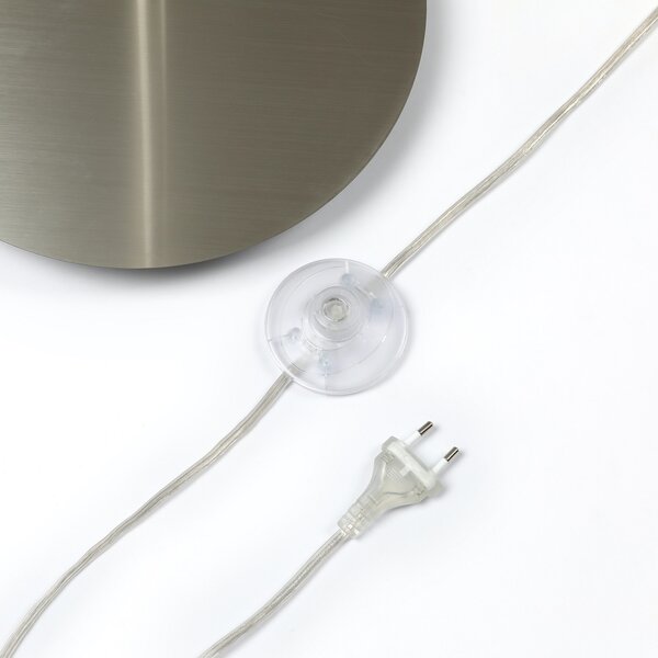 Podne Lampa Lindby, Cynthia, Metalik, Dnevna soba, Staklo, Moderan