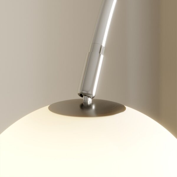 Podne Lampa Lindby, Cynthia, Metalik, Dnevna soba, Staklo, Moderan