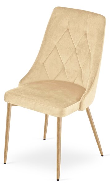 Jídelna stolica IMOLA VELVET, bež