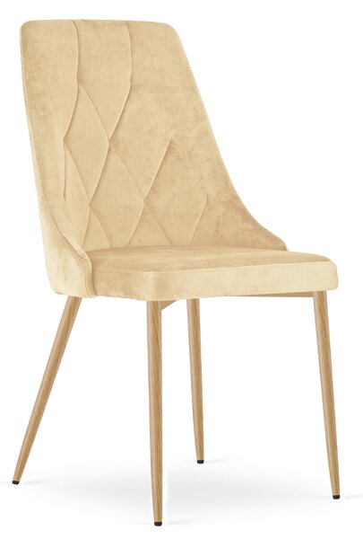 Jídelna stolica IMOLA VELVET, bež