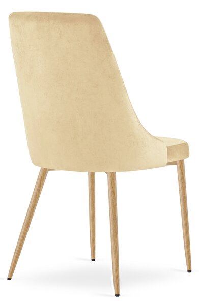 Jídelna stolica IMOLA VELVET, bež