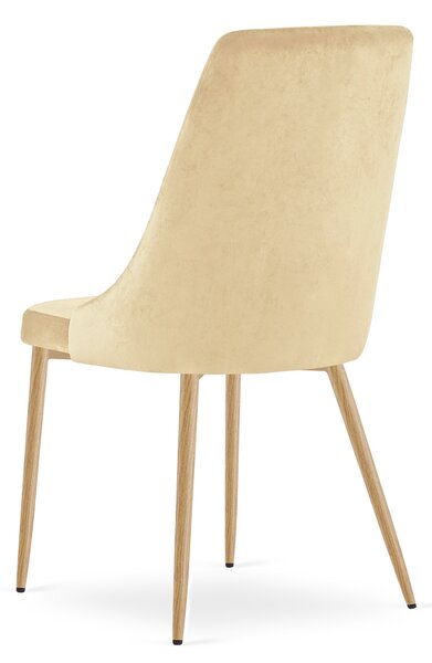 Jídelna stolica IMOLA VELVET, bež