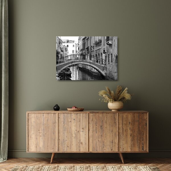 Staklena slika - Pogled na Veneciju (70x50 cm)