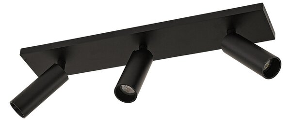 Stropne Svjetiljka Arcchio, Brinja Slim, prigušiv, Crno, Područje hodnika, Aluminij, Moderan