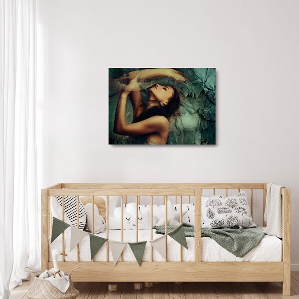 Staklena slika - Muza (70x50 cm)