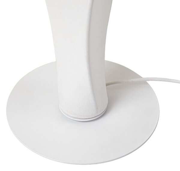 Podne Lampa Lucande, Novelle, prigušiv, Bijela, Dnevna soba, Plastika, Dizajn