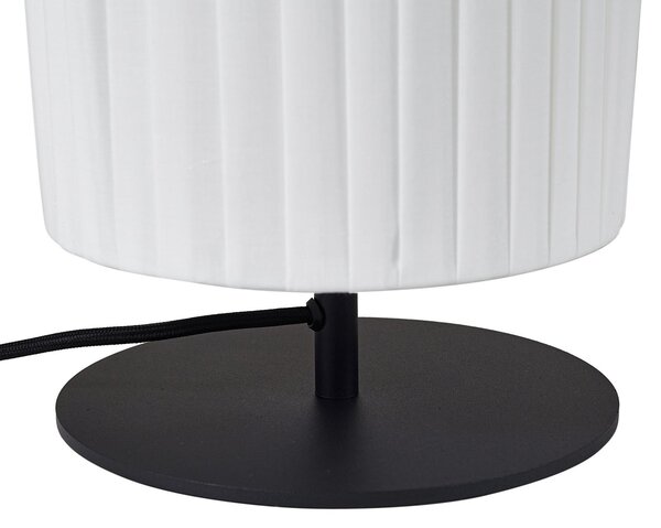 Podne Lampa Lindby, Virelle, Bijela, Dnevna soba, Tkanina / tekstil