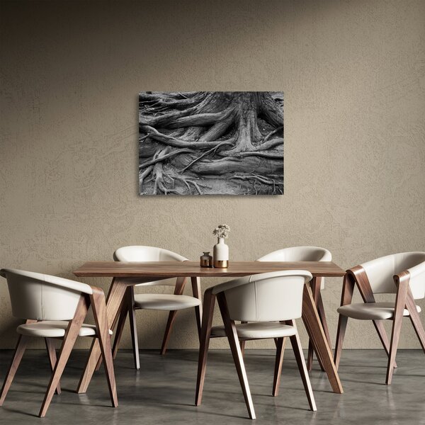 Staklena slika - Korijenje stabla (70x50 cm)
