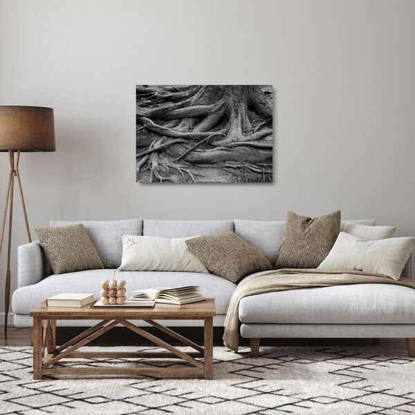 Staklena slika - Korijenje stabla (70x50 cm)