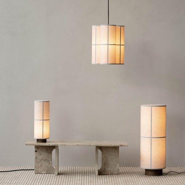 Podne Lampa Audo Copenhagen, Hashira, prigušiv, Bež, Dnevna soba, Tkanina / tekstil, Dizajn