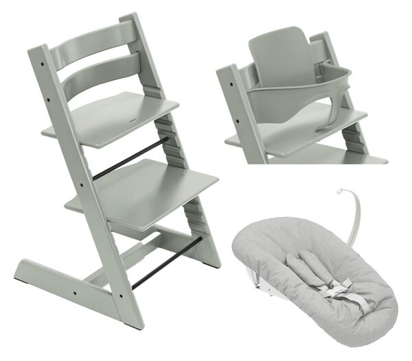 STOKKE hranilica Tripp Trapp set 3v1 glacier green