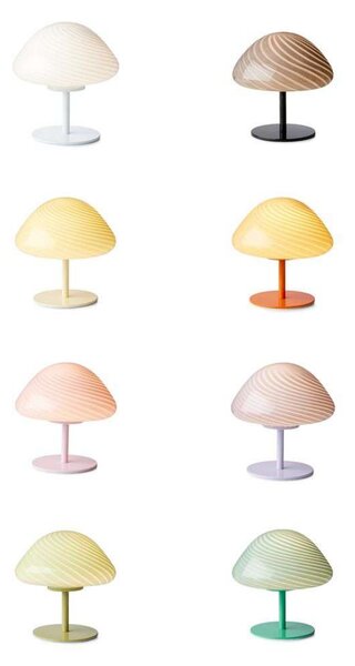 Stolne Lampa Halo Design, Bež, Dnevna soba, Staklo