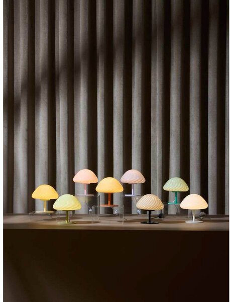 Stolne Lampa Halo Design, Bež, Dnevna soba, Staklo