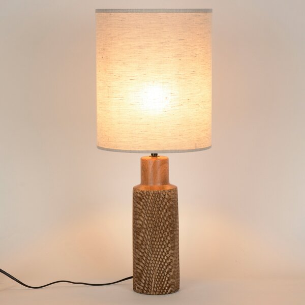 Stolna lampa Santal, bež/smeđa, visina 63 cm - Corep SAS