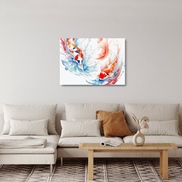 Staklena slika - Riba (70x50 cm)