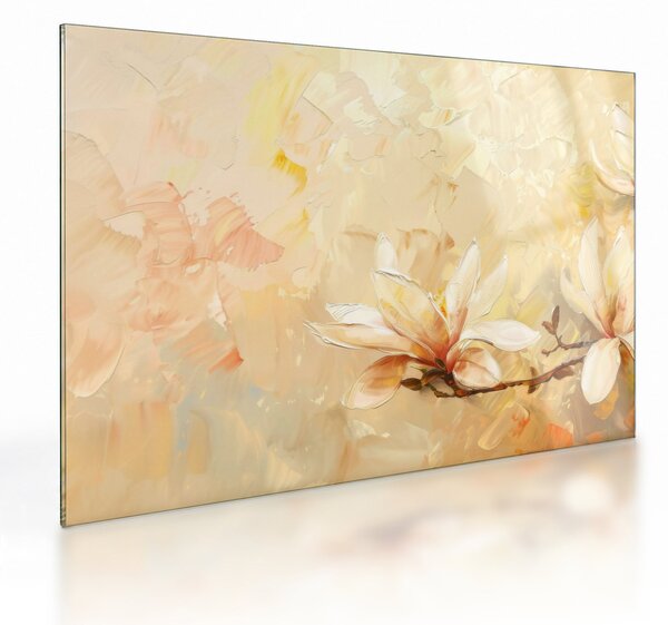 Staklena slika - Cvijeće (70x50 cm)