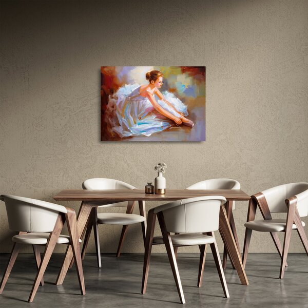 Staklena slika - Balerina (70x50 cm)