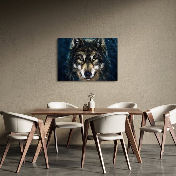 Staklena slika - Vuk (70x50 cm)